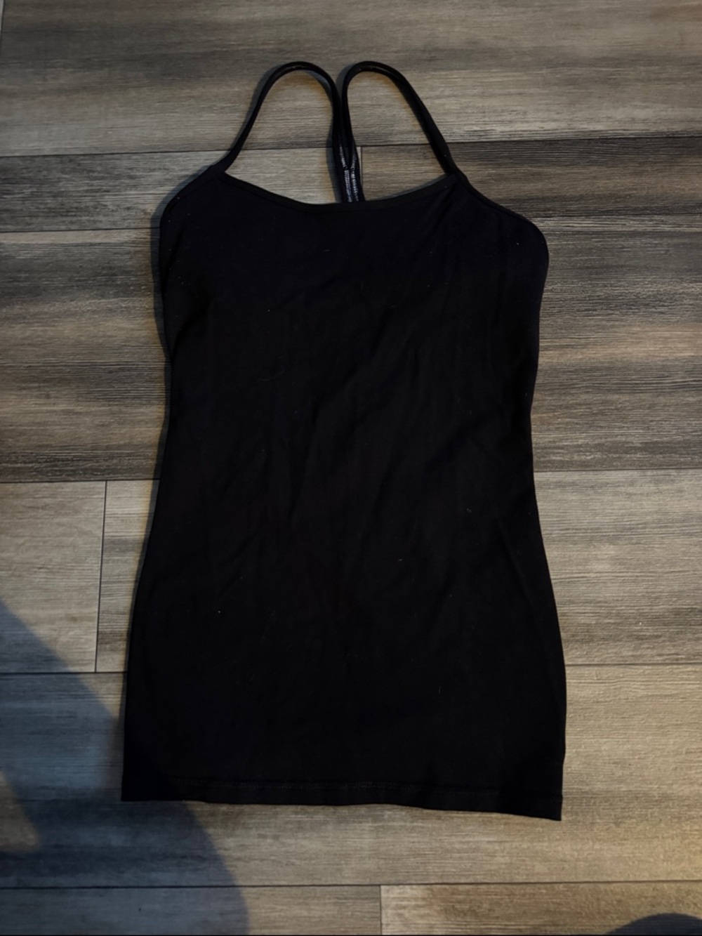 lululemon athletica Black Double-Strap Tank